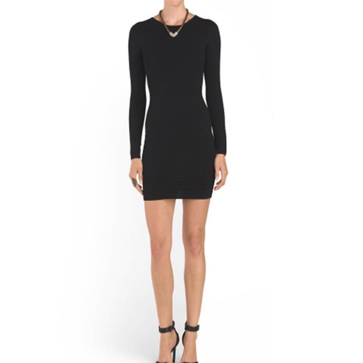 Torn Ronny Kobo Nightengale Bandage Ribbed Dress